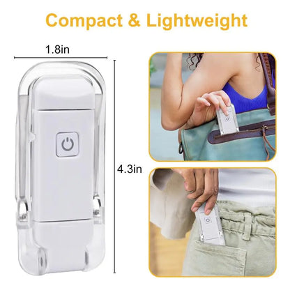 USB Rechargeable Clip-On LED Reading Light