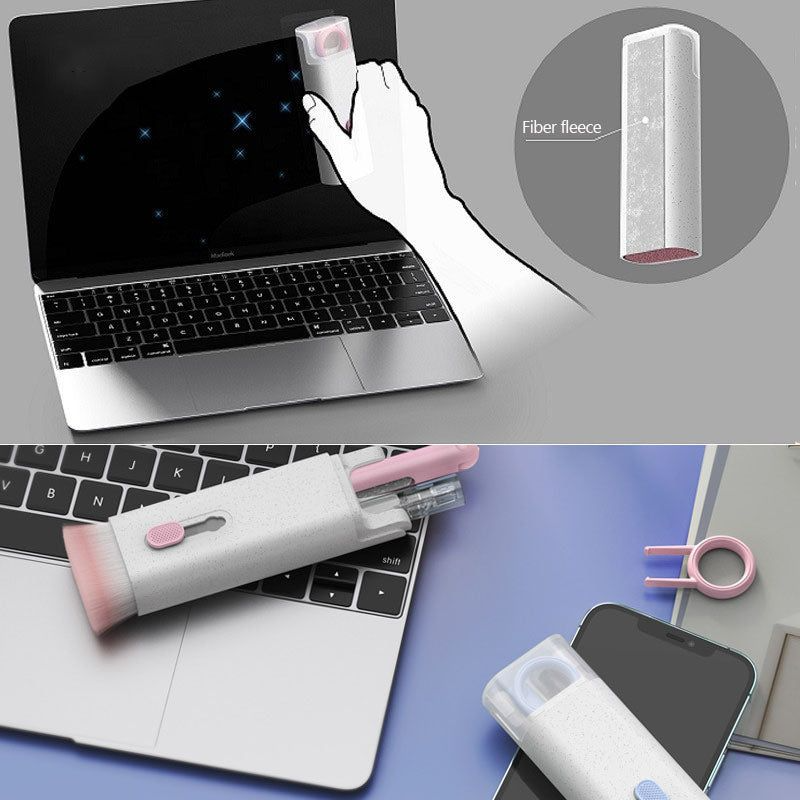 Compact Multifunctional Tech Cleaning Kit