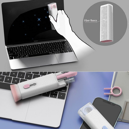 Compact Multifunctional Tech Cleaning Kit