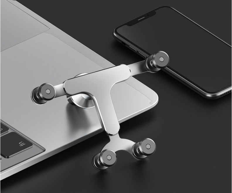 Metal Gravity-Grip Car Phone Holder