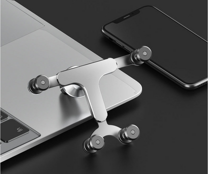 Metal Gravity-Grip Car Phone Holder