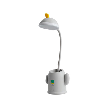 Rechargeable Cactus LED Desk Lamp with Pen Holder