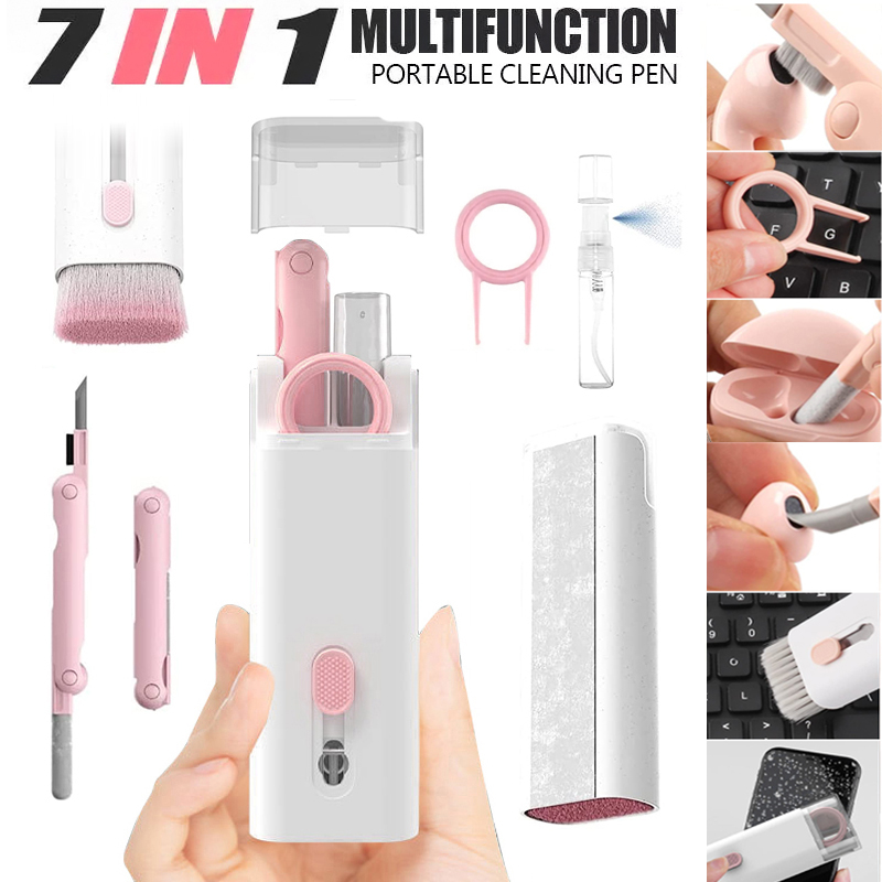 Compact Multifunctional Tech Cleaning Kit
