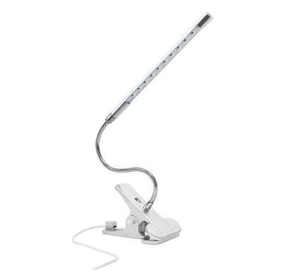 USB Clip-On LED Desk Lamp with Flexible Neck