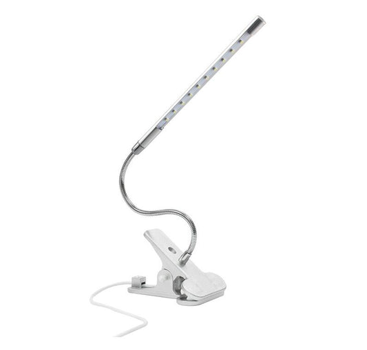 USB Clip-On LED Desk Lamp with Flexible Neck