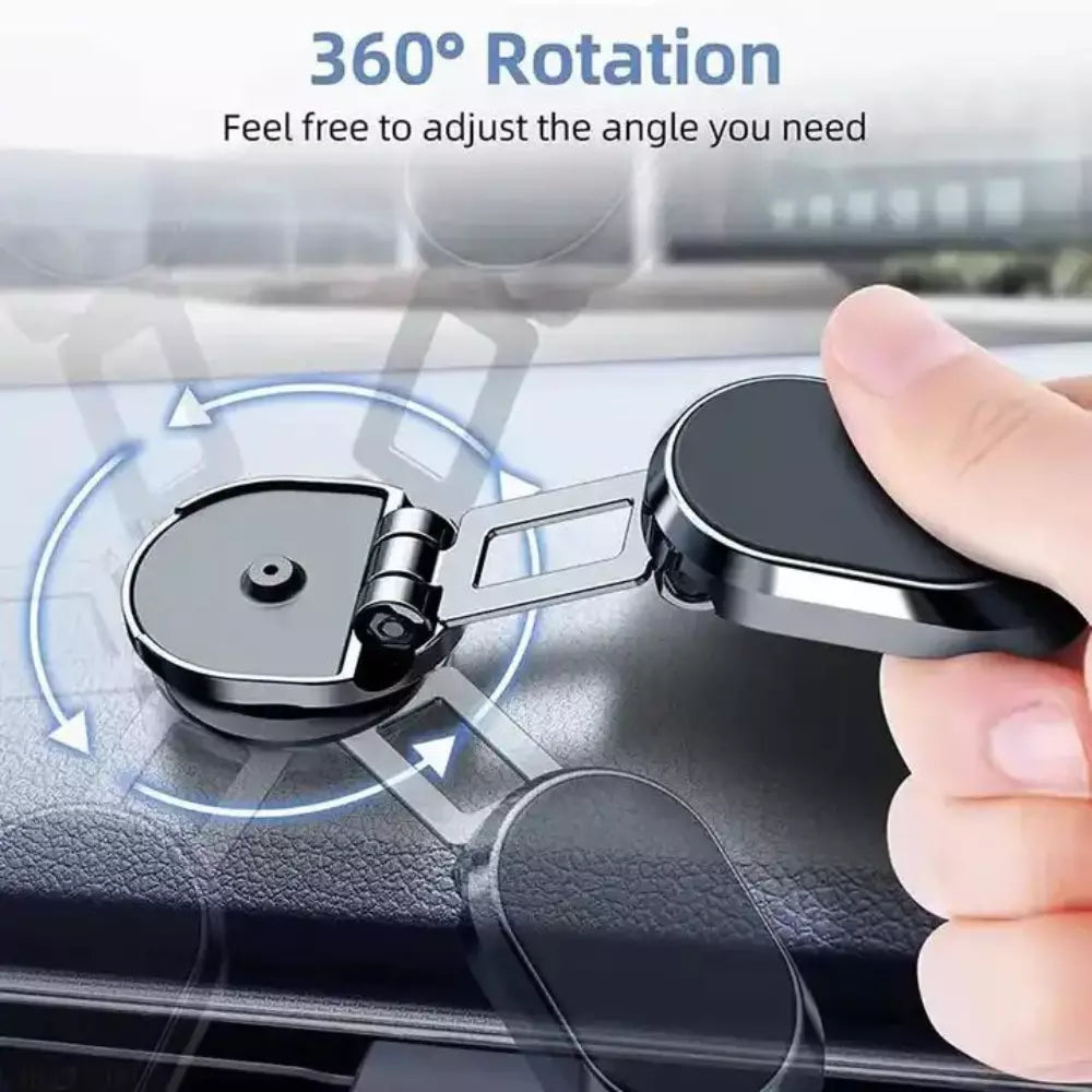 360° Rotating Magnetic Car Phone Holder with Suction Cup