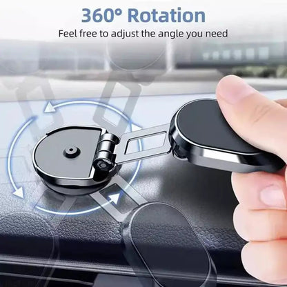 360° Rotating Magnetic Car Phone Holder with Suction Cup