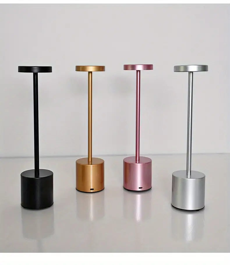 Gold USB Rechargeable LED Table Lamp