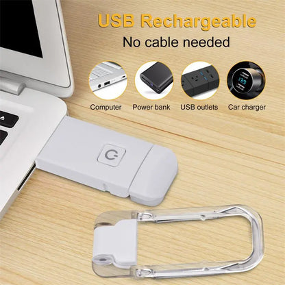 USB Rechargeable Clip-On LED Reading Light