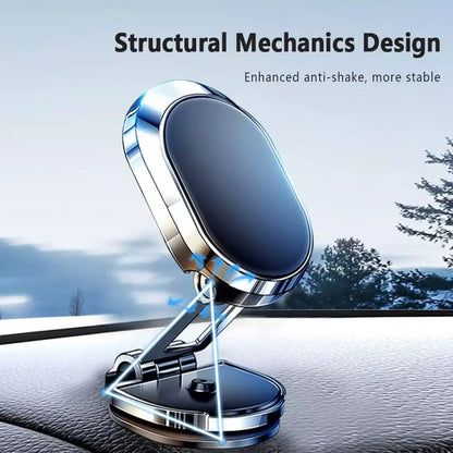 360° Rotating Magnetic Car Phone Holder with Suction Cup