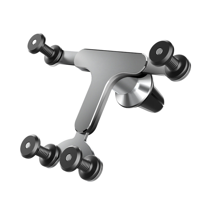 Metal Gravity-Grip Car Phone Holder