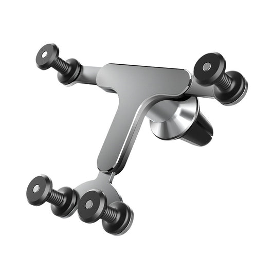 Metal Gravity-Grip Car Phone Holder