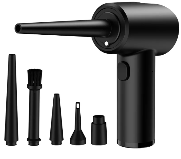 Electric Keyboard Dust Blower with LED Light