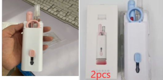 Compact Multifunctional Tech Cleaning Kit