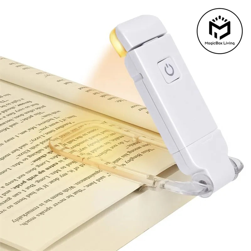 USB Rechargeable Clip-On LED Reading Light