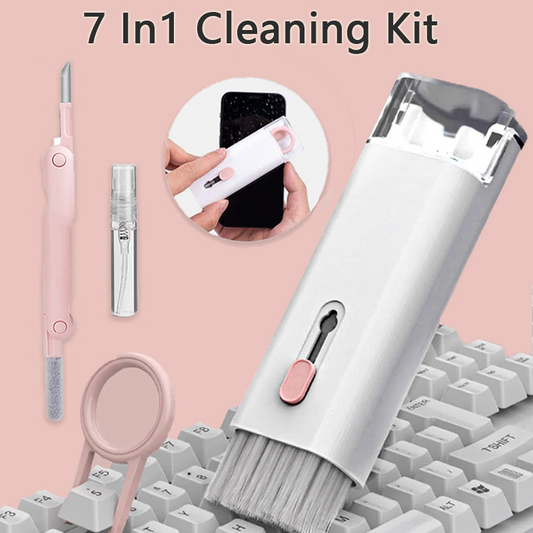 Compact Multifunctional Tech Cleaning Kit