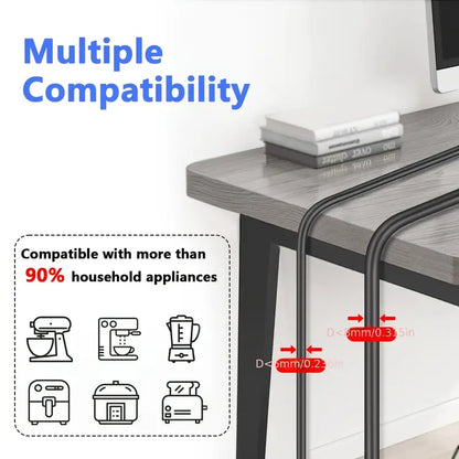 Self-Adhesive Cord Organizers for Appliances